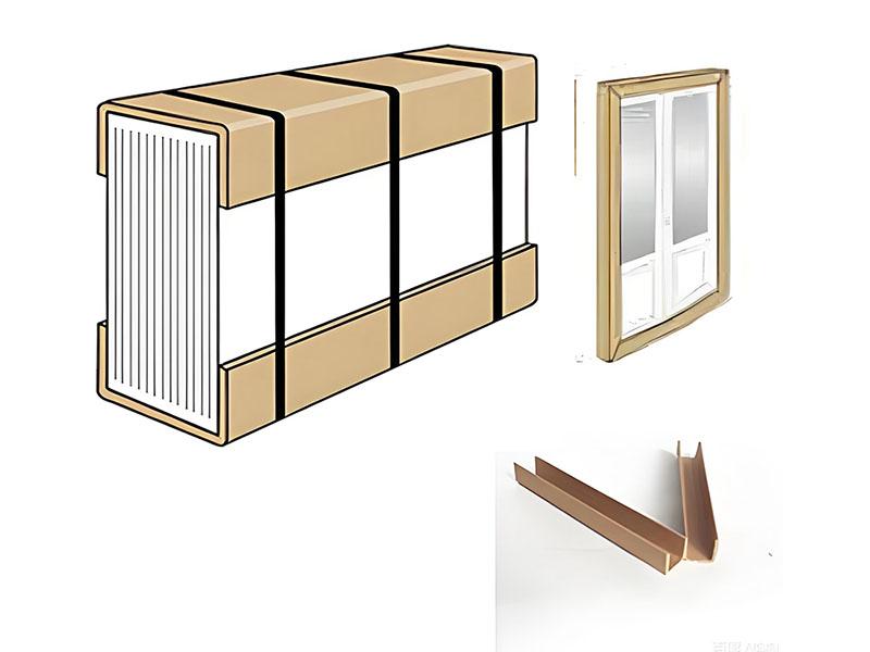 Paper corner protector home packaging case