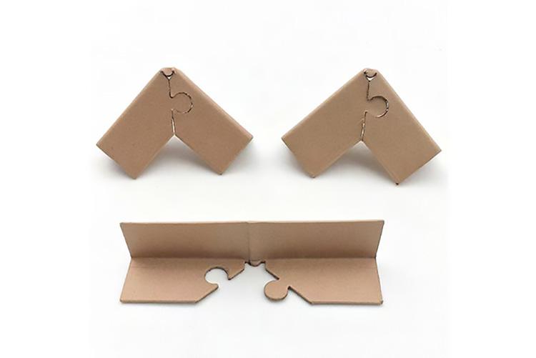HuleadPack L-shaped folded paper corner protectors green packaging solution