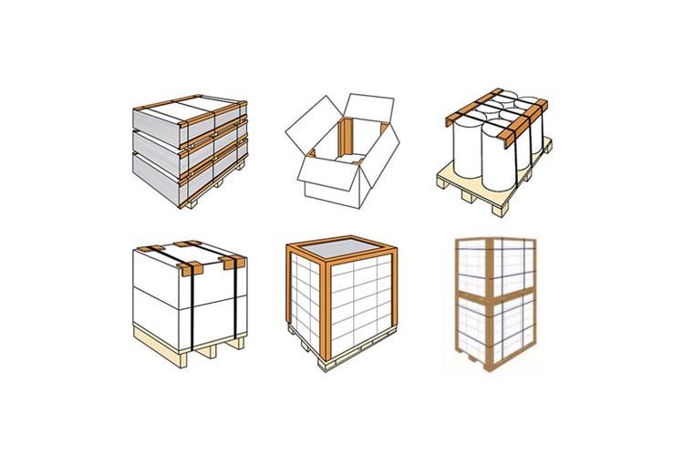 HuleadPack stretch film and paper corner guard cooperate to prevent edge and corner damage